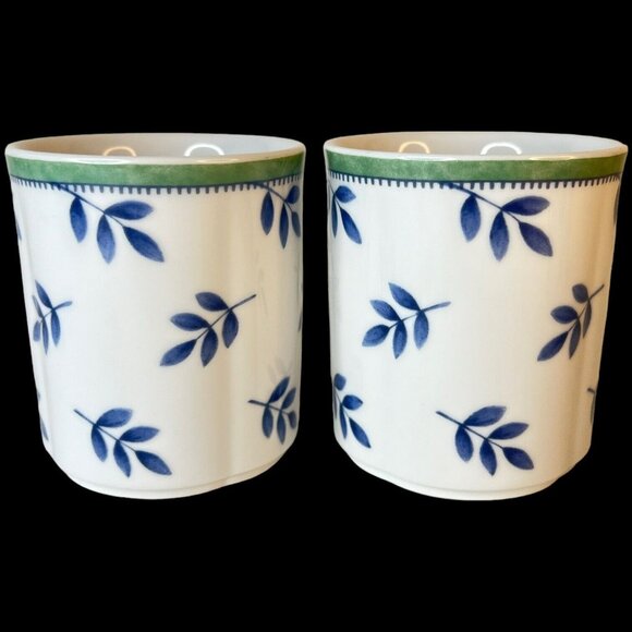4 New Villeroy And Boch Switch 3 Mugs Set Accent For Castell Cordoba Costa Blue - Picture 5 of 10